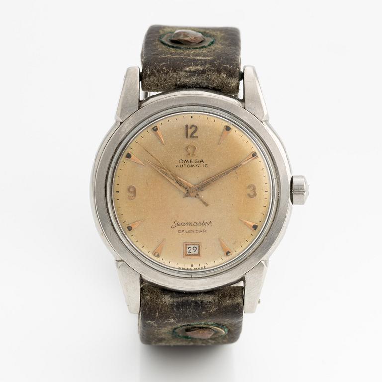Omega, Seamaster, Calendar, wristwatch, 35 mm.