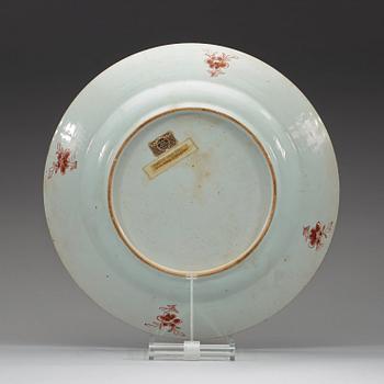 FAT, kompaniporslin. Qingdynastin, Qianlong (1736-1795).
