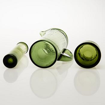 NANNY STILL, A 9-piece set of 1960s 'Neptuna' glassware for Riihimäen Lasi, Finland.