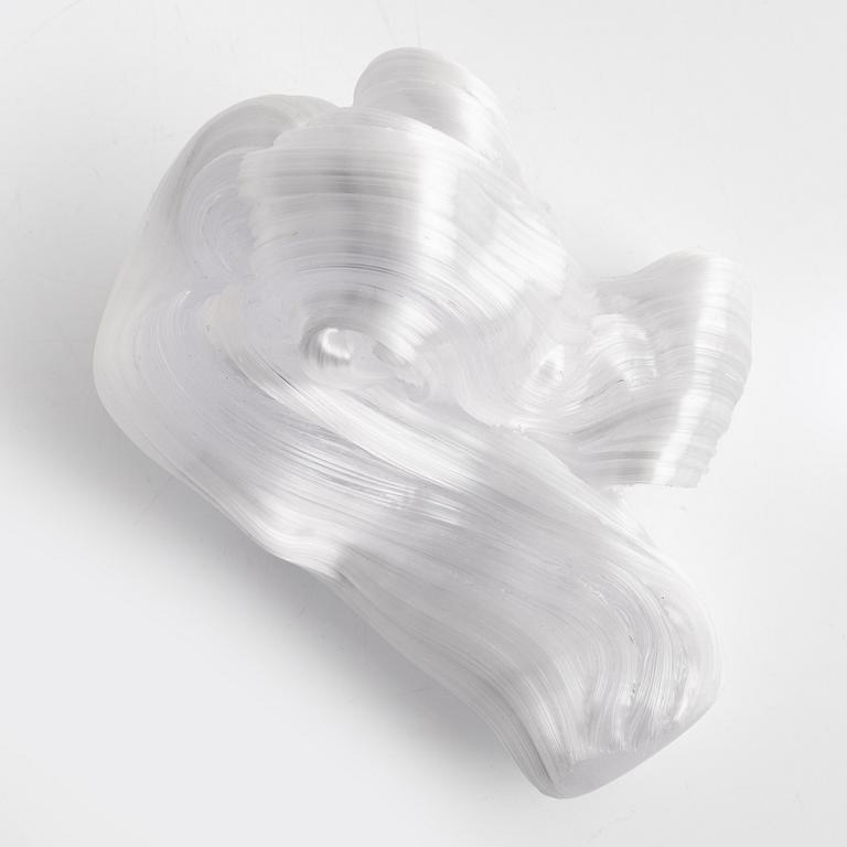 Maria Bang Espersen, a glass sculpture, signed and dated 2019.