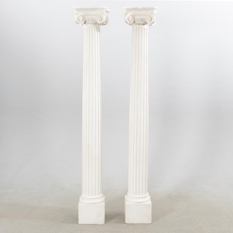 Columns a pair 20th century.