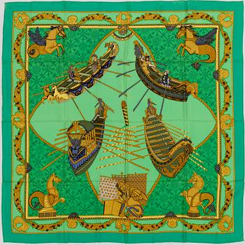 Hermès, scarf, "Les Bissone de Venise".