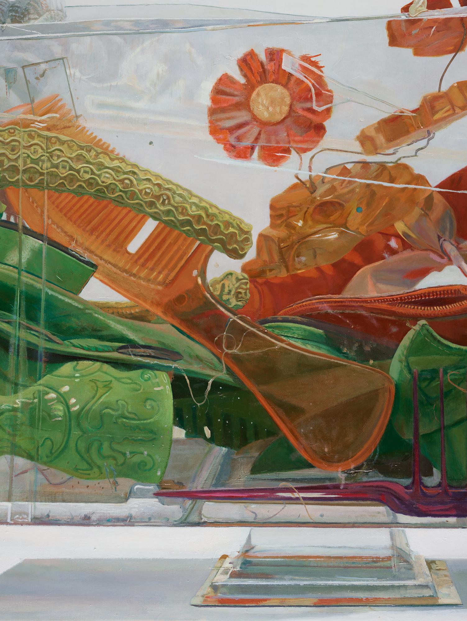 Jim Butler, oil on canvas. Signed on verso and dated -00.