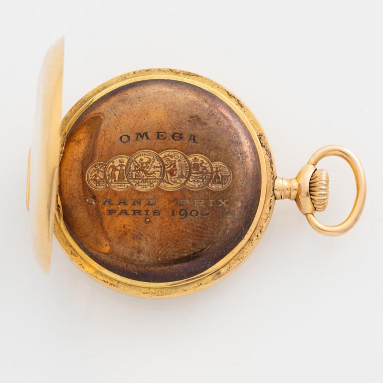 Omega, ladies pocket watch, 36 mm.