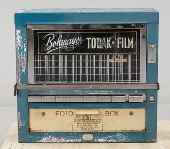 TOBAK FILM-AUTOMAT, bla märkt Emfors, 1900-tal.
