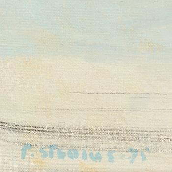 PER STENIUS, oil on canvas, signed and dated P. Stenius -75.