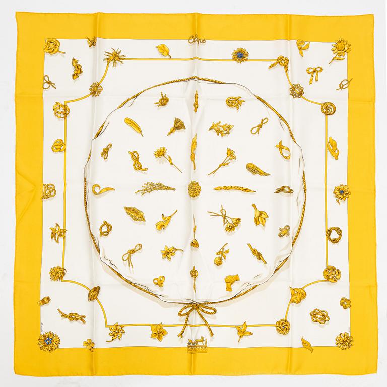 Hermès, a silk scarf 'Clips'.