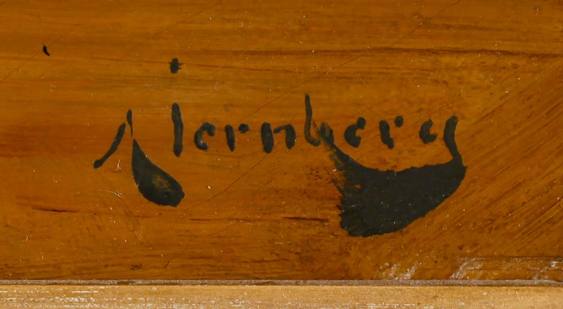 AUGUST JERNBERG, olja på duk, signerad.