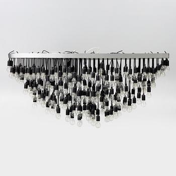 Bengt Fröderberg, (b. 1951), ceiling lamp, "Crocodile", own studio.