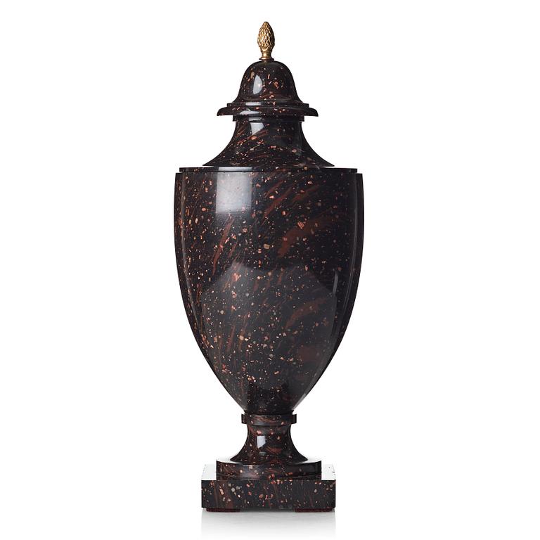 URNA med LOCK, sengustaviansk, 1800-talets början.