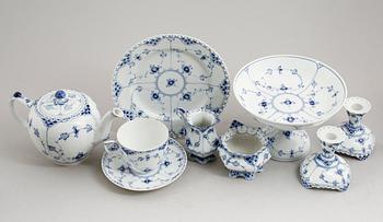 TESERVIS, 12 delar, porslin, Royal Copenhagen.