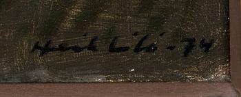 Erkki Heikkilä, oil on canvas, signed and dated -74.