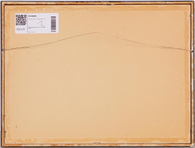 Anders Zorn, "Brudtärnan".