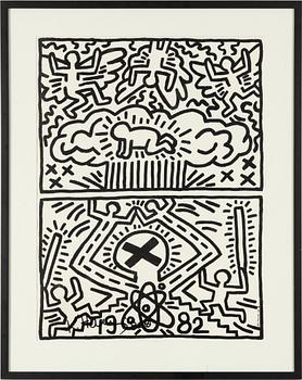 Keith Haring, "Anti-Nuclear Rally".
