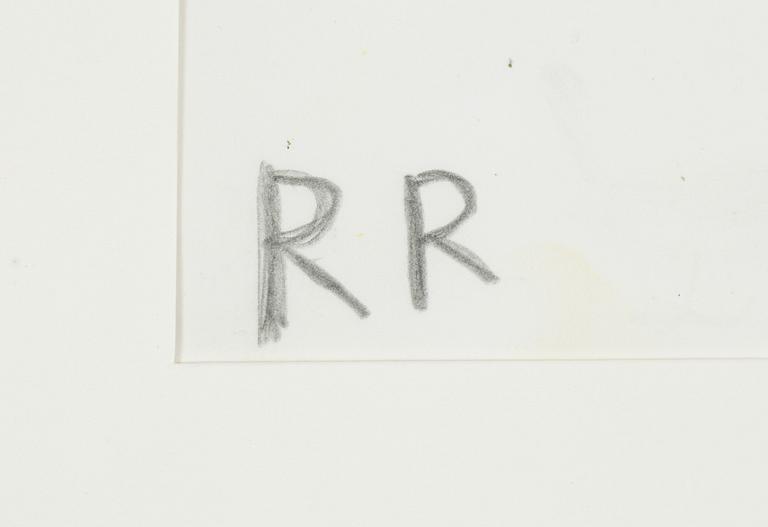 Roger Risberg, ink and chalk on paper, signed RR.