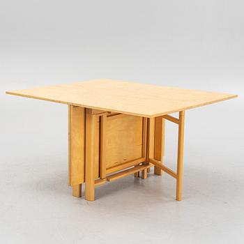 Bruno Mathsson, a 'Maria Flap' drop-leaf table, Dux.