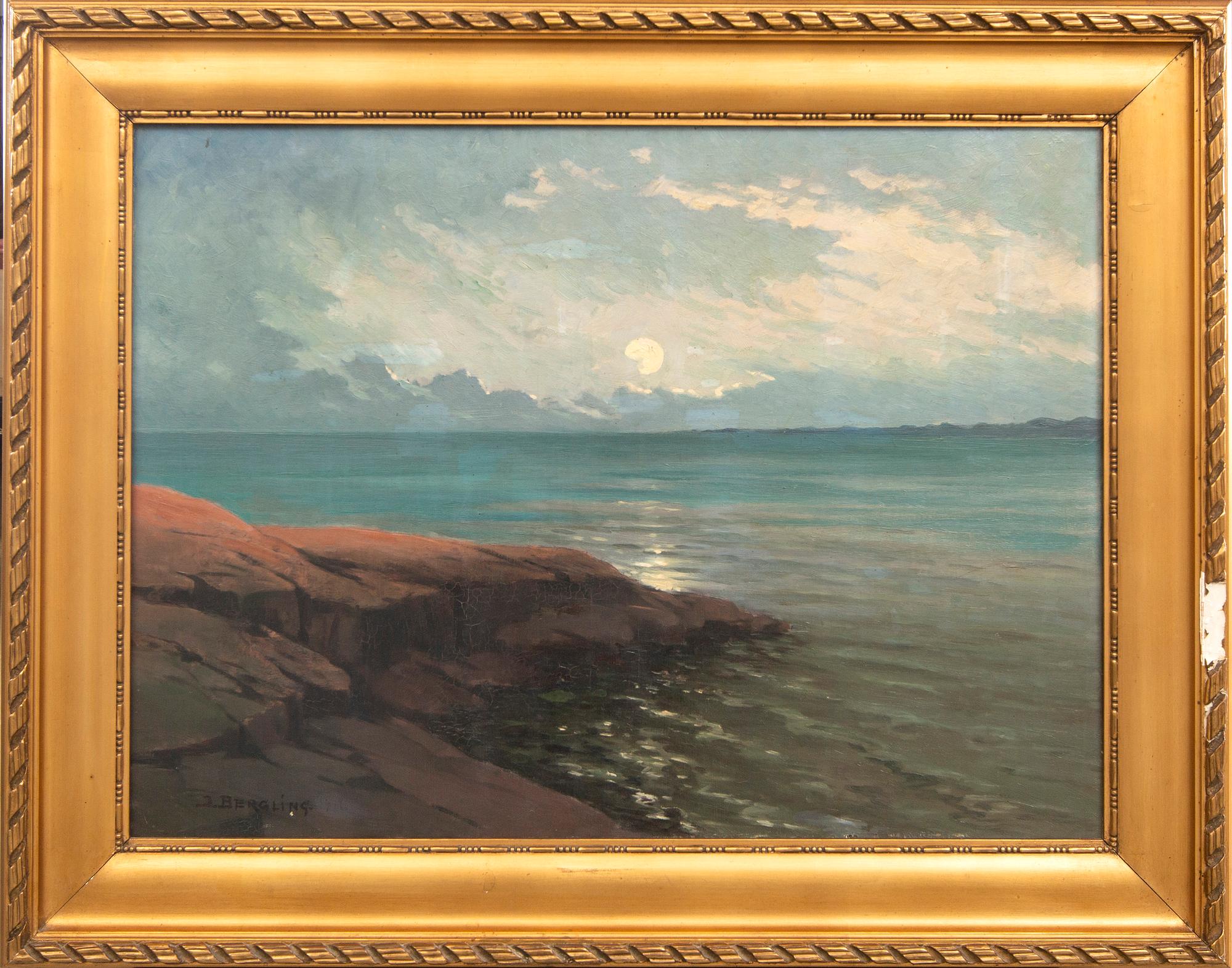 John David Bergling, oil on canvas signed.