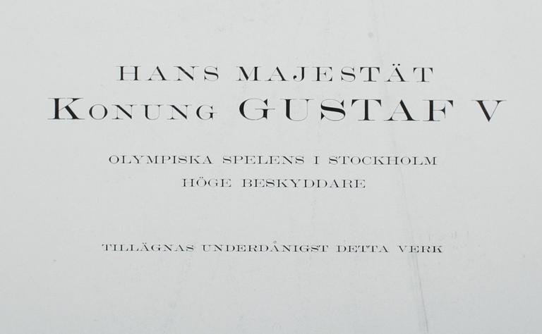 BOK, "Olympiaden i bild och ord", Stockholm, 1912.
