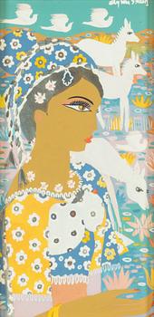 Aly Ben Salem, Translation: "woman with deer.".