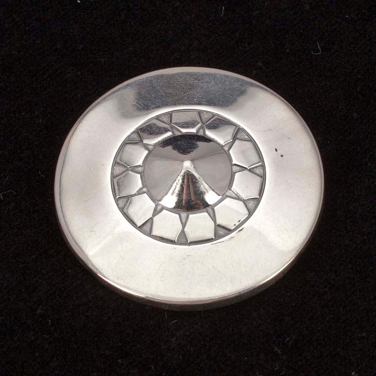 BROSCH, 813 silver,  Eelis Kauppi, Kupittaan kulta 1964.