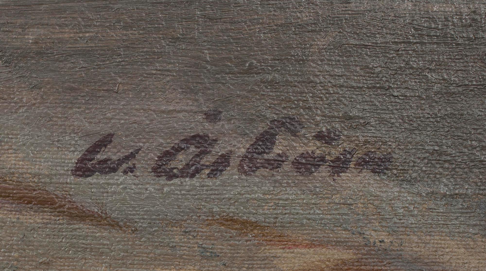 WERNER ÅSTRÖM, olja på duk, sign.