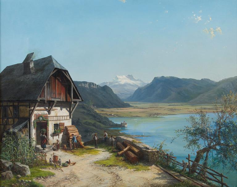Bertha Schrader, Vuoristomaisema.