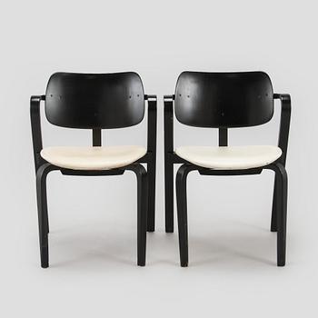 Ilmari Tapiovaara, karmstolar, 6 st, "Aslak", Asko 1960-tal.