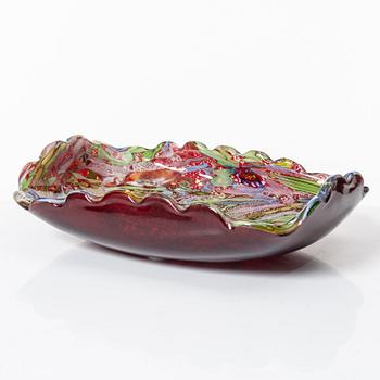 Fat, glas, sk "Tutti Frutti", Murano, Italien, 1950-60-tal.