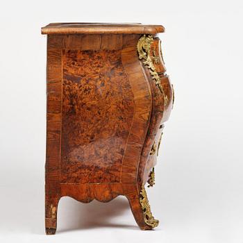 A Swedish rococo parquetry commode attributed to J. Sjölin (master in Köping and Kungsör 1767-85).