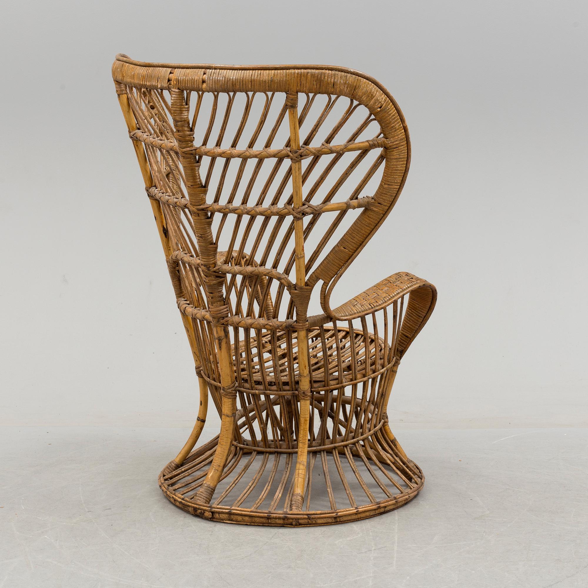 GIO PONTI, fåtölj, Bonacina, Italien, 1950-tal.