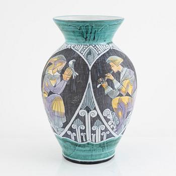 Marian Zawadzki, vase, Tilgmans Keramik, dated 1959.
