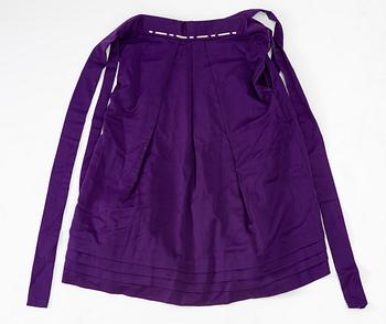 Kimono (five pieces), partially cotton, two pairs of shoes, one pair of socks, and a parasol, Japan, 20th century.