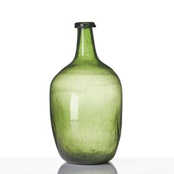 A Swedish glass bottle, 18th / early 19th century.