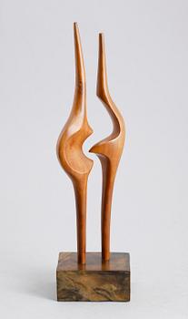 BO FJAESTAD, skulptur, trä, signerad och daterad-73.