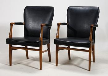 KARMSTOLAR, ett par, 1930/40-tal.