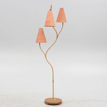 A floor lamp, Swedish Modern, 1940's.