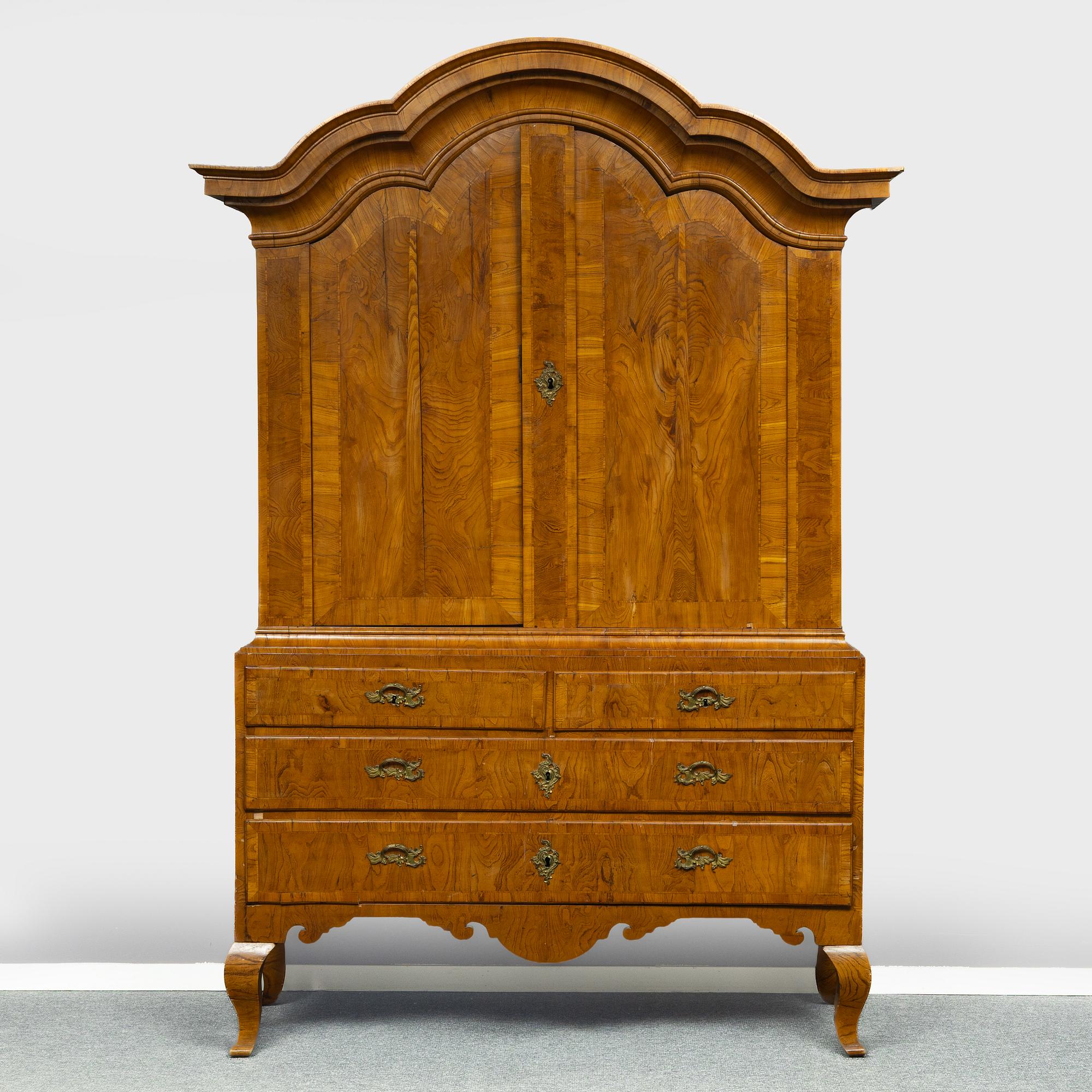 Cabinet, Rococo, Stockholm work, 18th century.