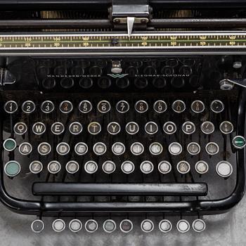 CONTINENTAL, skrivmaskin med bred vals, Wanderer-Werke Siegmar-Schönau, 1900-talets första hälft.