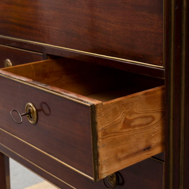 A Swedish 18th century late gustavian secretaire.