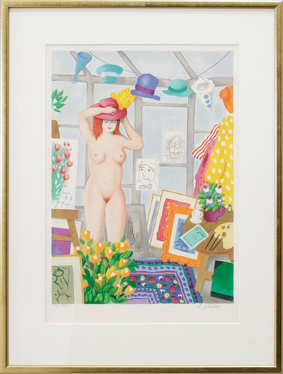 LENNART JIRLOW, färglitografi. Signerad och numrerad 17/275.