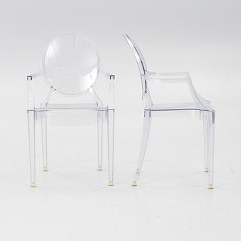 Philippe Starck, 9 armchairs, “Louis Ghost”, Kartell.