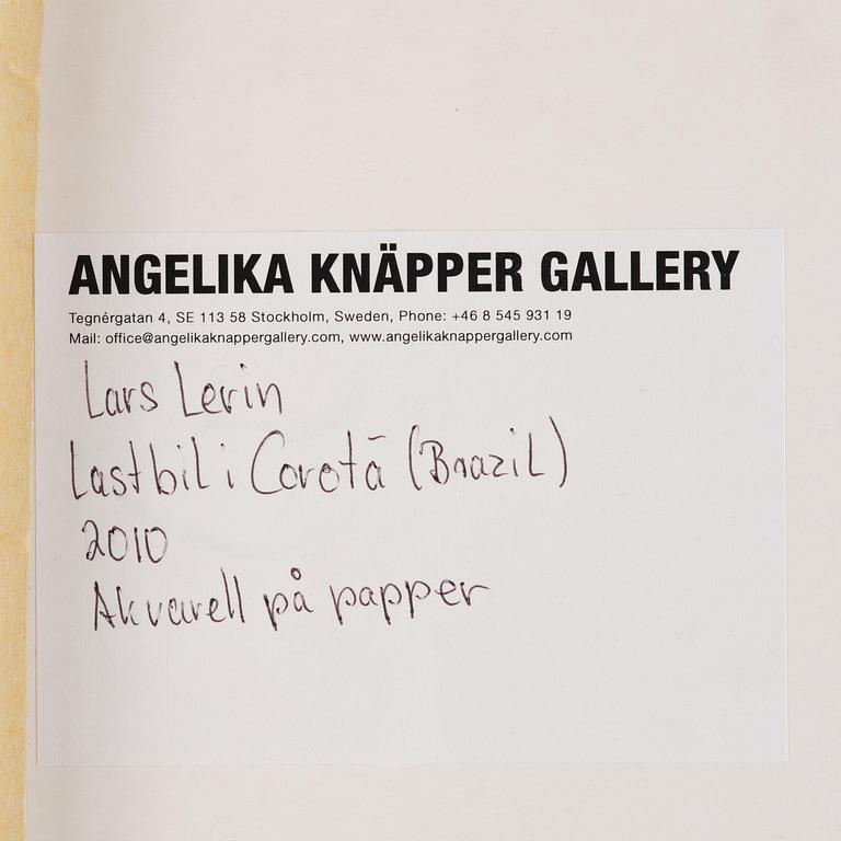 Lars Lerin, "Lastbil i Corotá (Brazil)".