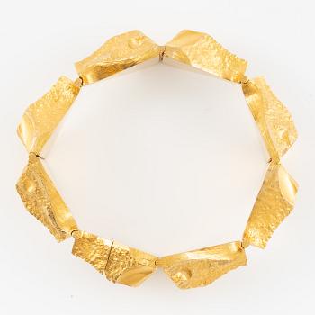 Björn Weckström bracelet 18K gold "Tundravår", for Lapponia.