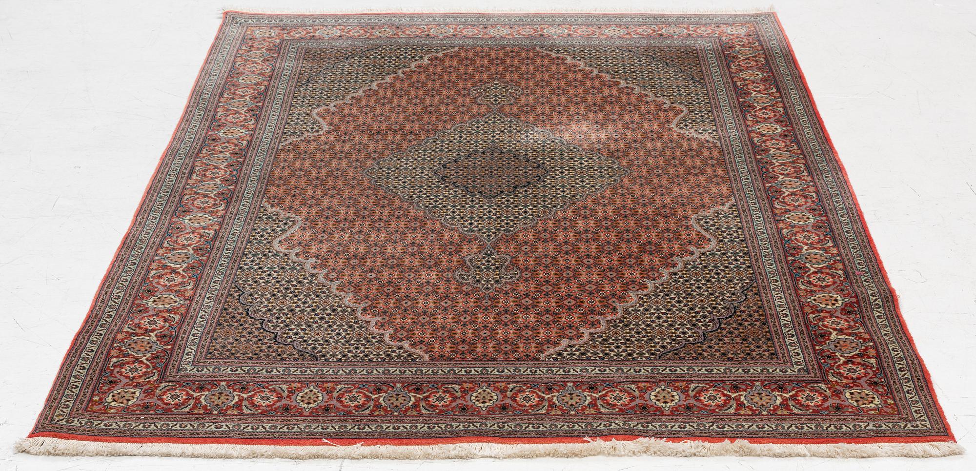 Rug, Tabriz, approx. 215 x 150 cm.