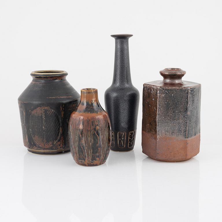 Vaser, 4 delar, bland andra Carl-Harry Stålhane, Sverige, 1900-talets andra hälft.