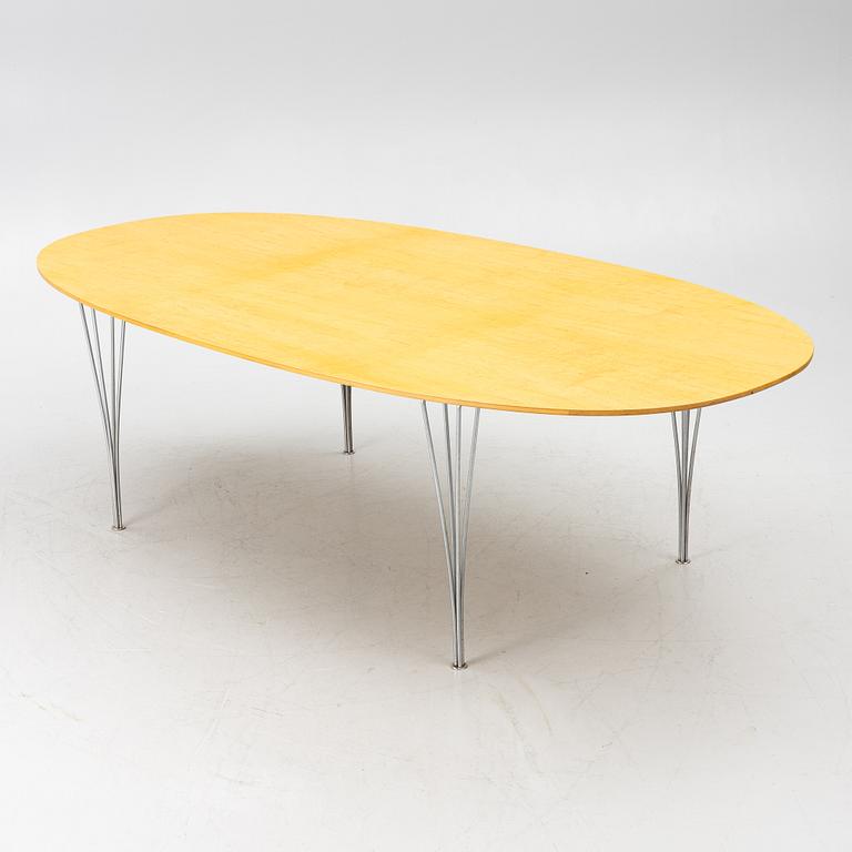 Bruno Mathsson & Piet Hein, dining table, "Superellipse", Mathsson International.