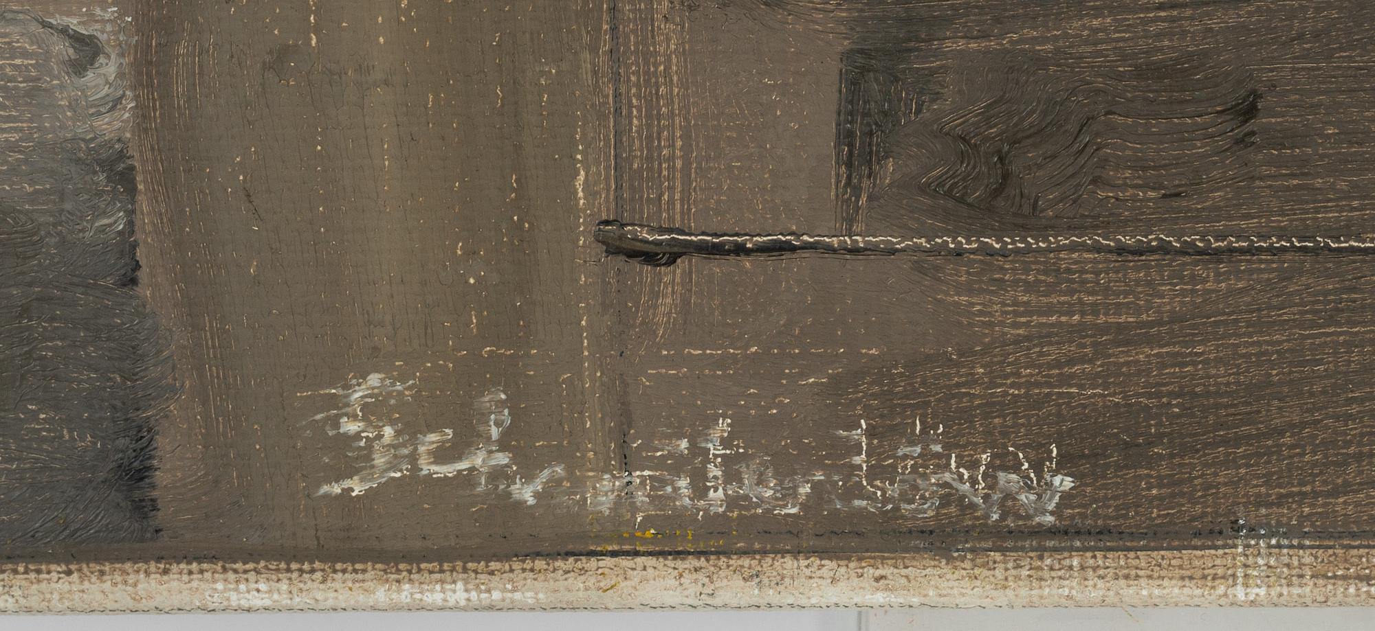 Bertram Schmiterlöw, oil on canvas, signed.