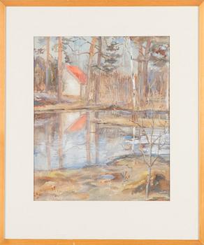 Margareta Ahlstedt-Willandt, "Ispois". (Åbolands skärgård).