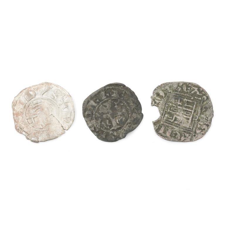 MYNT, 3 st, Spanien och Antiokia, 1000- till 1300-tal.