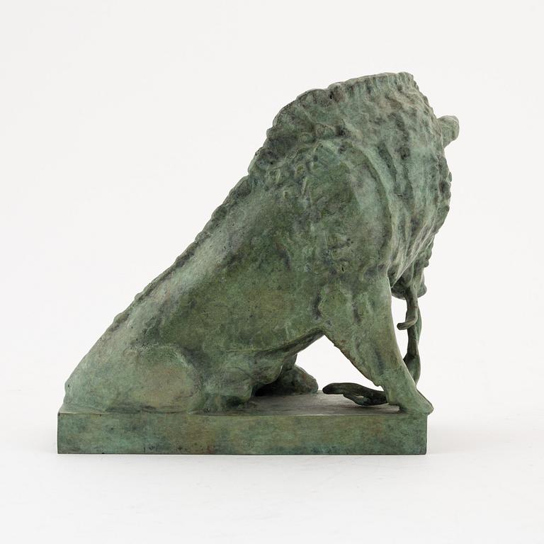 Carl Milles, after, a bronze sculpture.